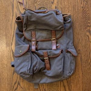 Ecote solid canvas backpack